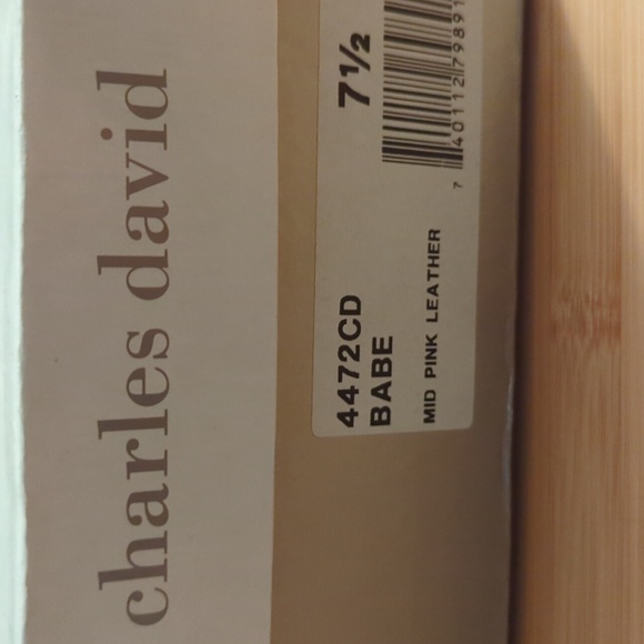 Charles David Light Pink Strappy Leather Heels - Picture 3 of 7